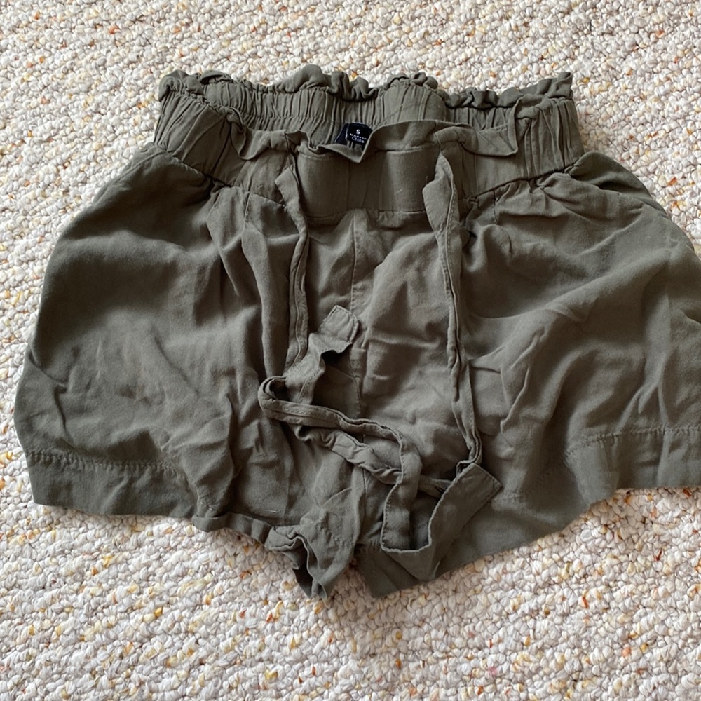 green shorts
